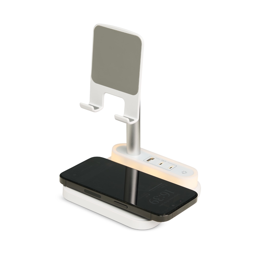 Base de Carregamento Multifunções Personalizada com Indução e Portas USB