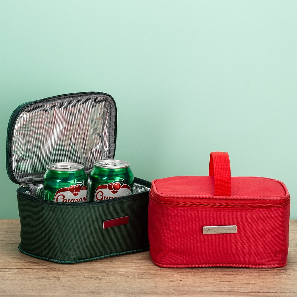 Bolsa Térmica de Nylon 3 Litros com Plaquinha Metálica Personalizável