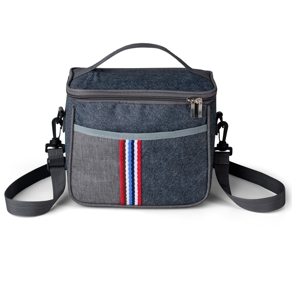 Bolsa Térmica de Nylon 9 Litros com Bolso Frontal Personalizada