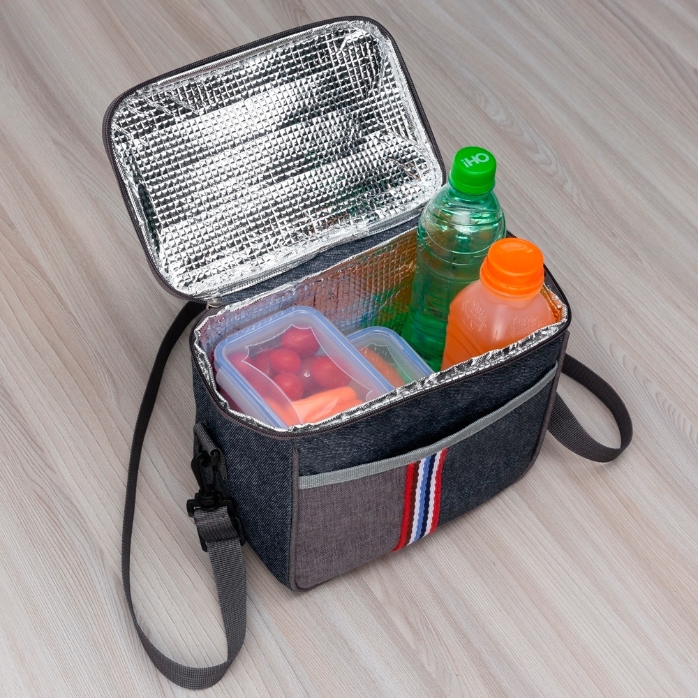 Bolsa Térmica de Nylon 9 Litros com Bolso Frontal Personalizada