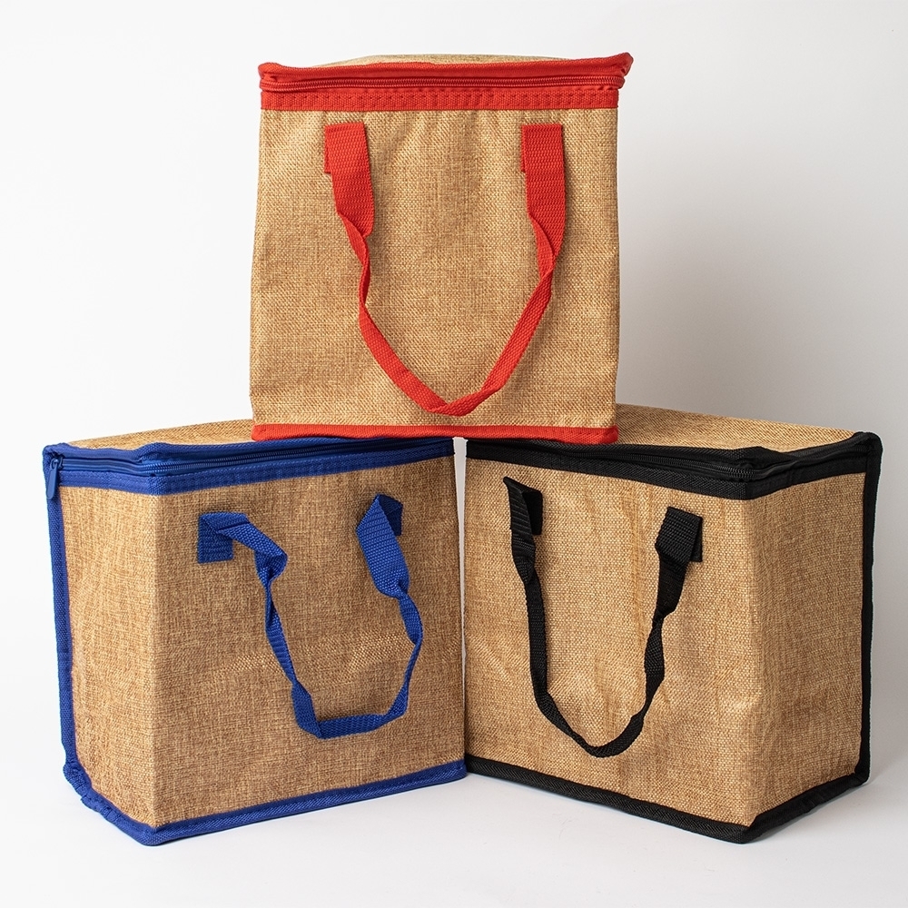 Bolsa Térmica em Linho 14 Litros Personalizada Sustentável