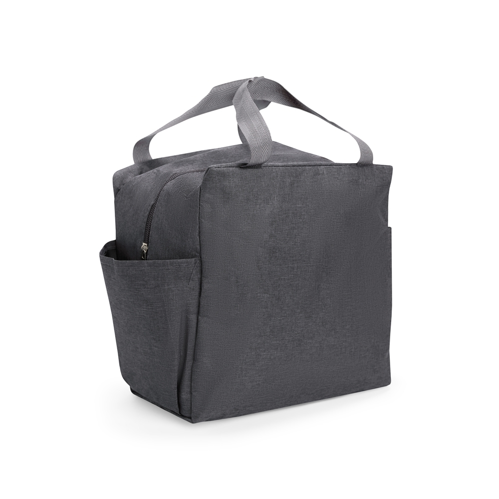Bolsa térmica Personalizada 12 litros em Oxford resistente à água com revestimento em alumínio e alças em nylon