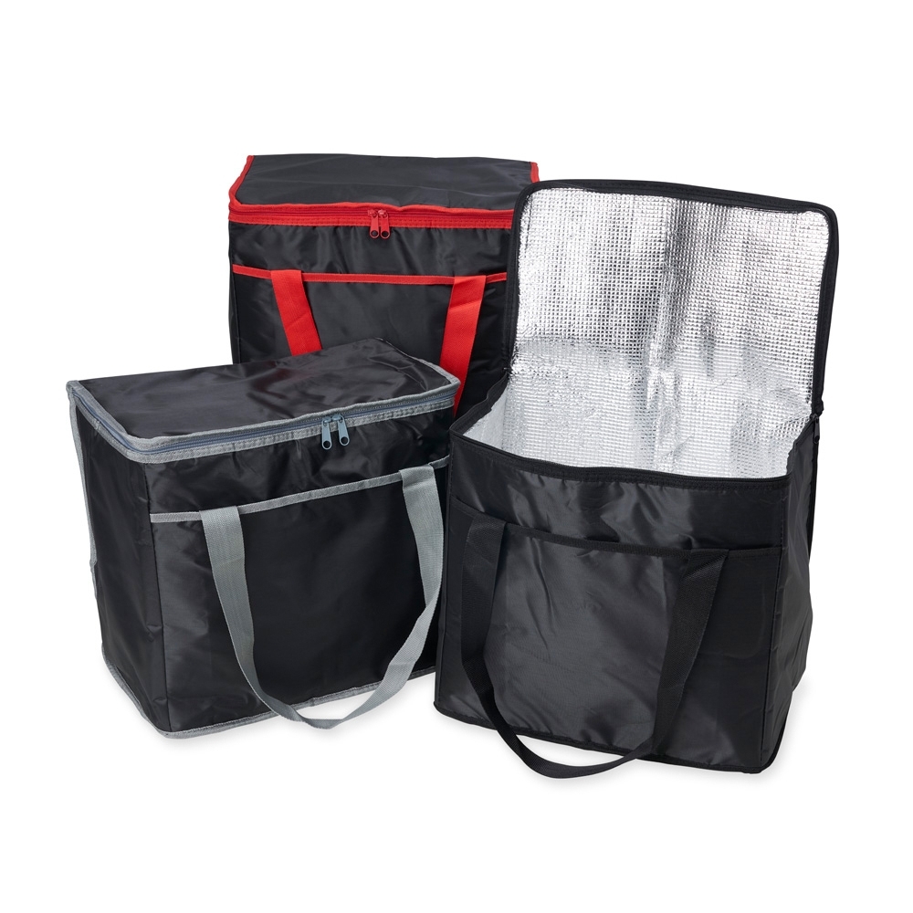 Bolsa térmica Personalizada 37 litros em poliéster 420D com bolso frontal