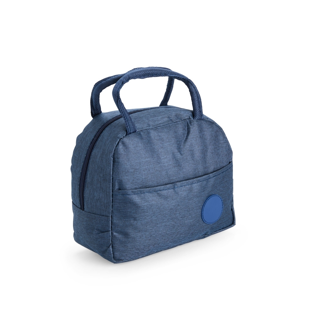 Bolsa térmica Personalizada 5 litros em poliéster impermeável com revestimento em alumínio e alças em nylon