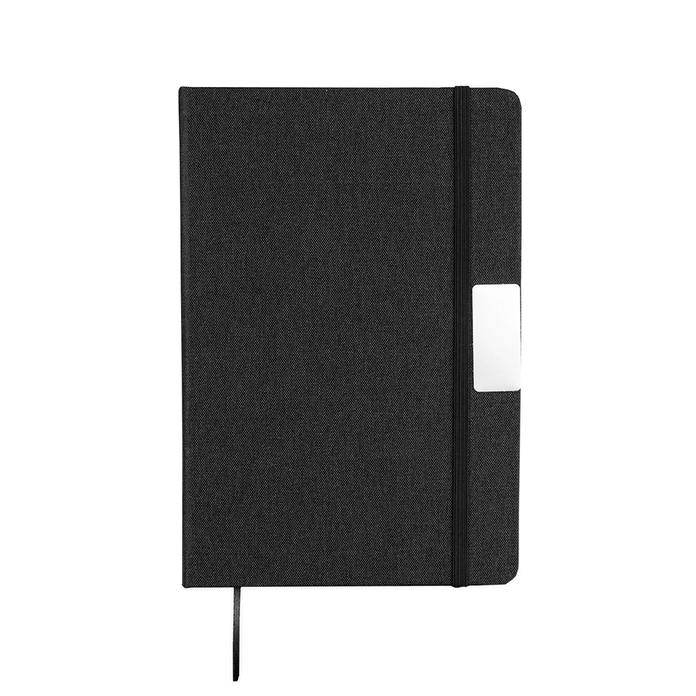 Caderneta em Tecido de Algodão Personalizada 21 cm x 14, cm