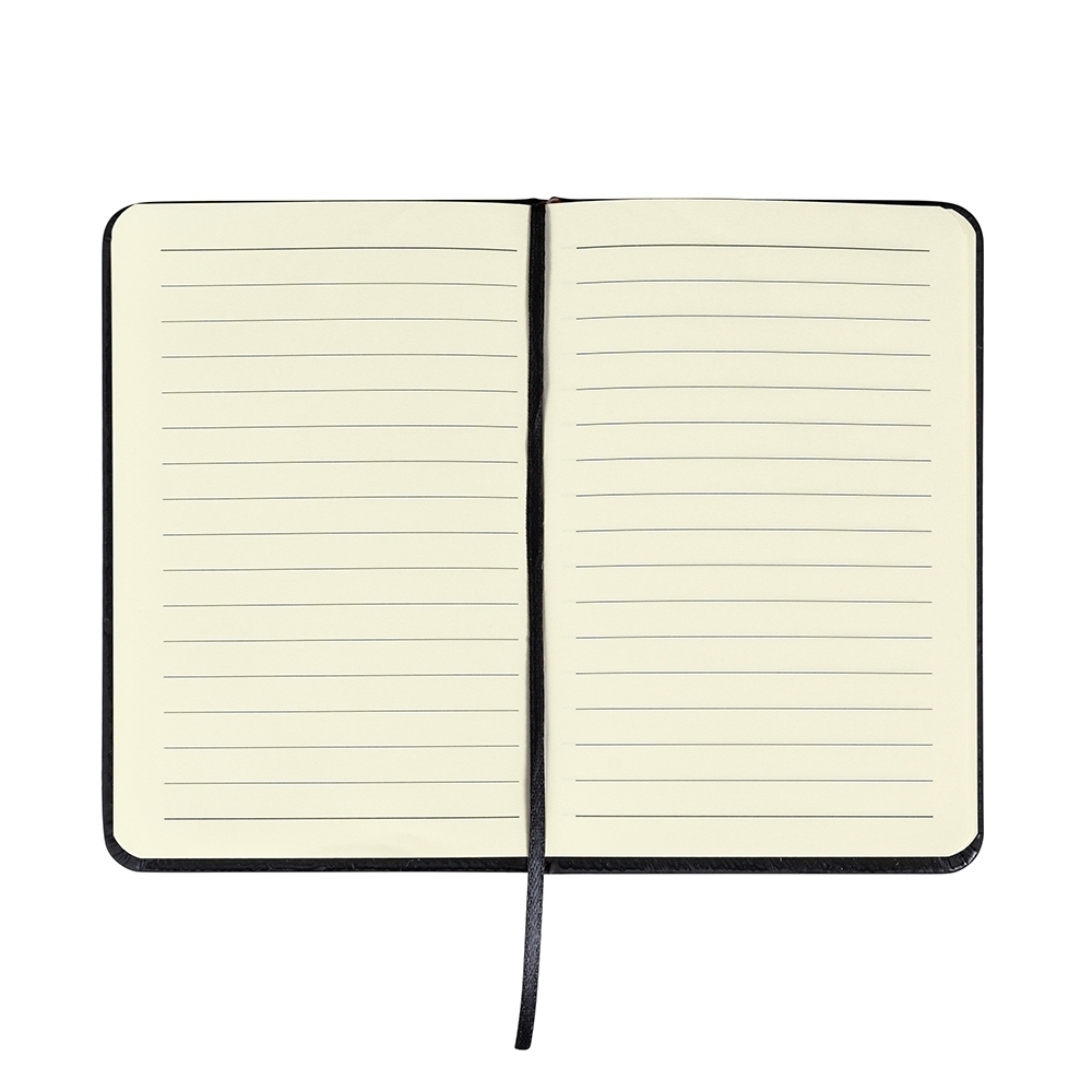 Caderneta Emborrachada Personalizada com Elástico 8,8 x 14,1 cm – 80 Folhas