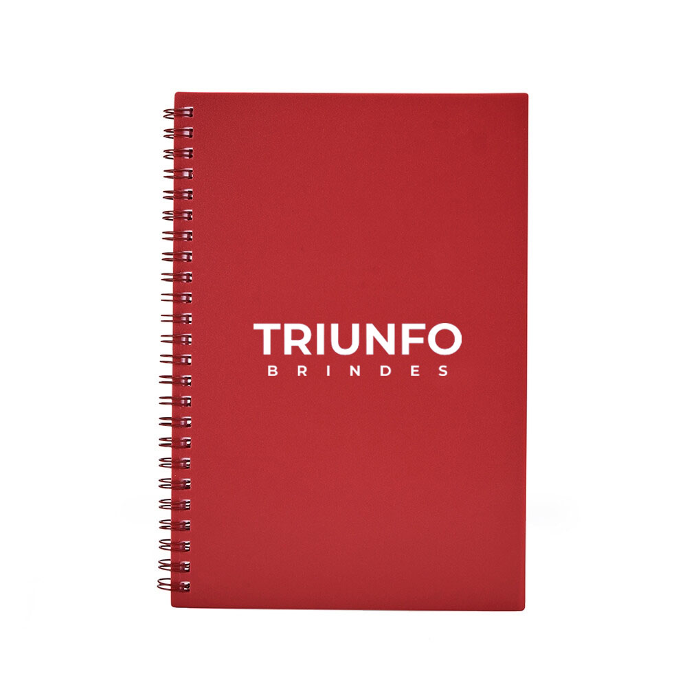 Caderno A5 Plástico