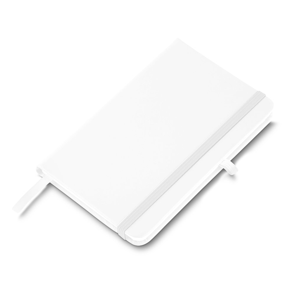 Caderno A6 Personalizado com Elástico e Suporte para Caneta