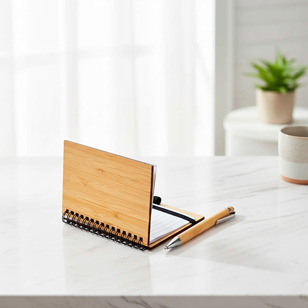 Caderno Ecológico com Caneta