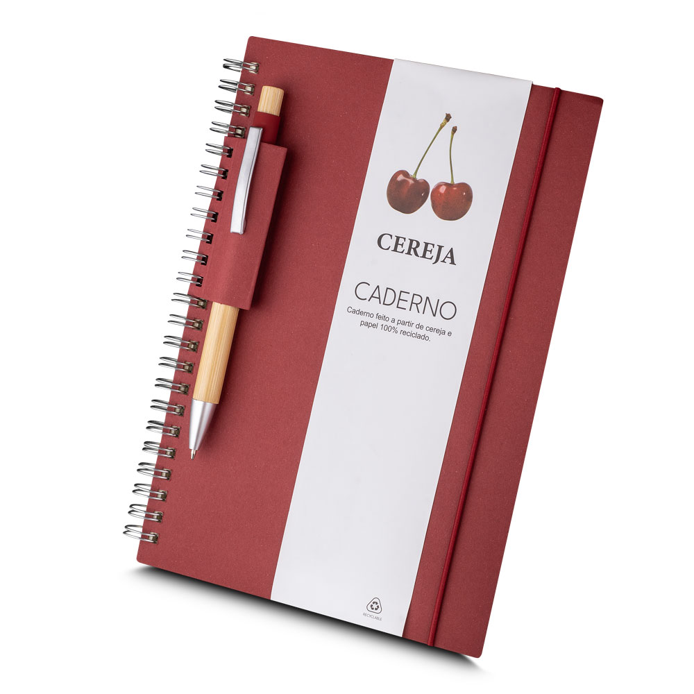 Caderno Ecológico Personalizado 21x15cm com Capa Reciclada