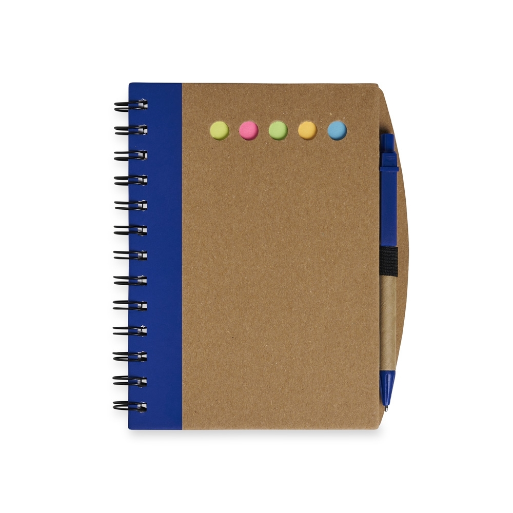 Caderno Ecológico Personalizado com Caneta e Blocos Autoadesivos