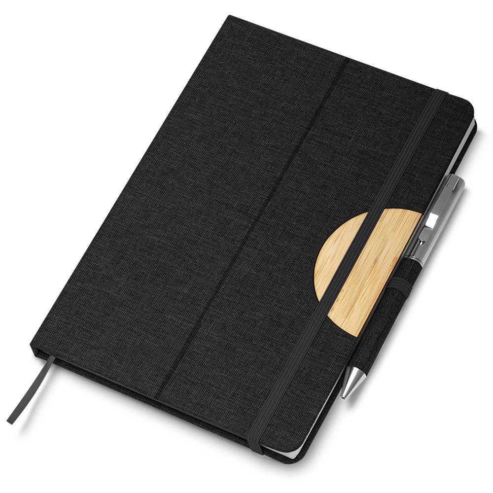 Caderno Personalizado com Suporte para Celular e Capa Reciclável