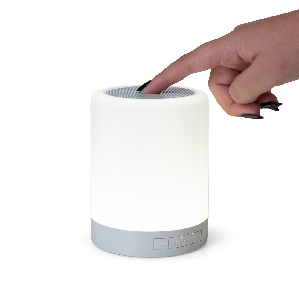 Caixa de Som Multimídia Sem Fio Personalizada com LED e Bluetooth