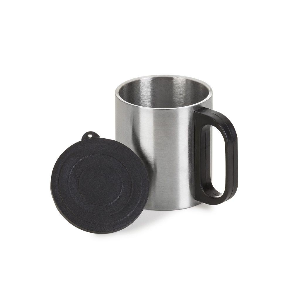 Caneca Personalizada de Inox 180ml com Tampa