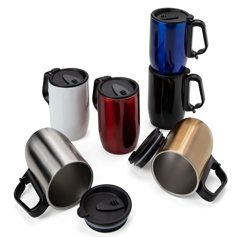 Caneca  Personalizada Inox Parede Dupla 350ml
