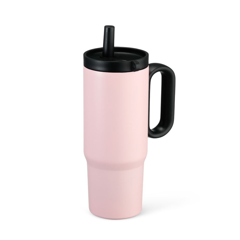 Caneca Térmica em Inox 304 Personalizada - 750ml com Infusor e Canudo