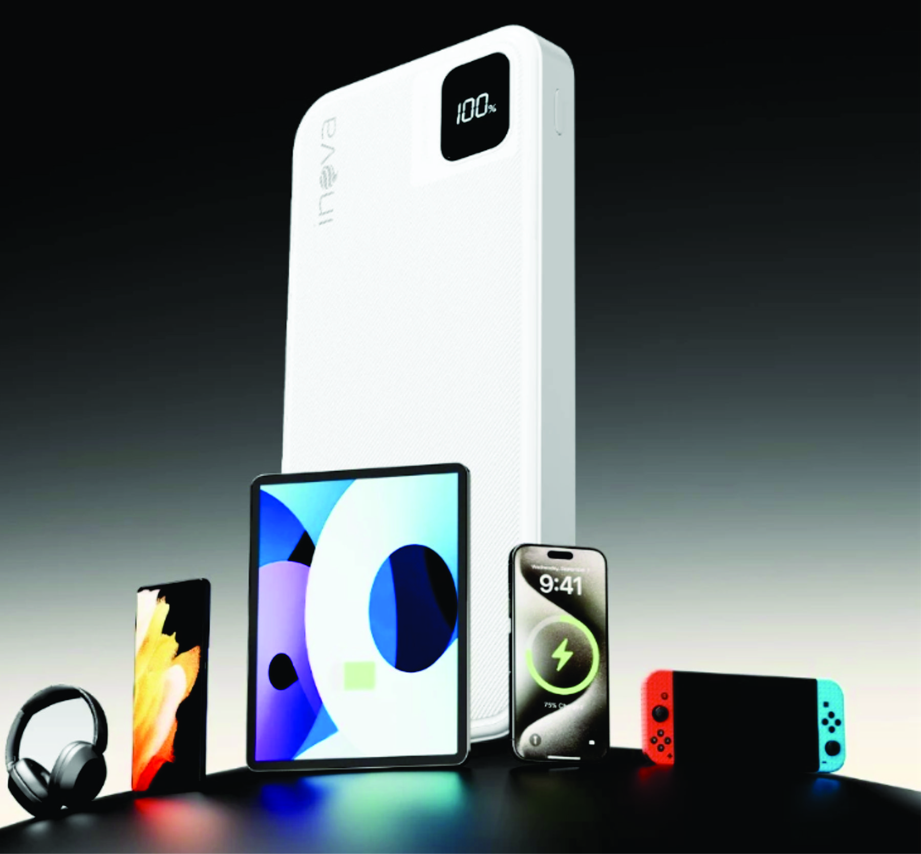 Carregador Power Bank 22,5W Portátil 20000mah/10000mah Universal carregamento rápido Saida 2 Cabos