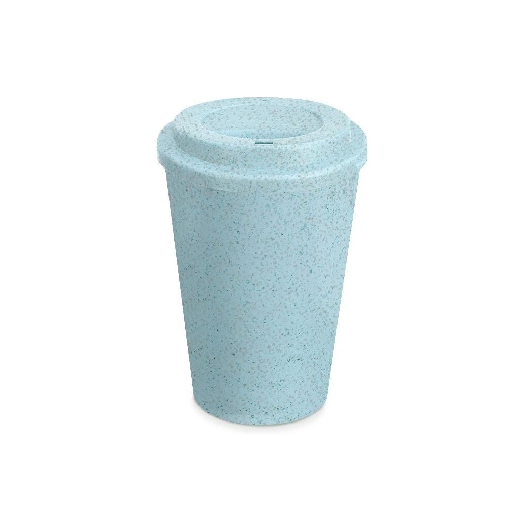 Copo em Fibra de Arroz e Polipropileno 450 ml com Tampa Personalizado