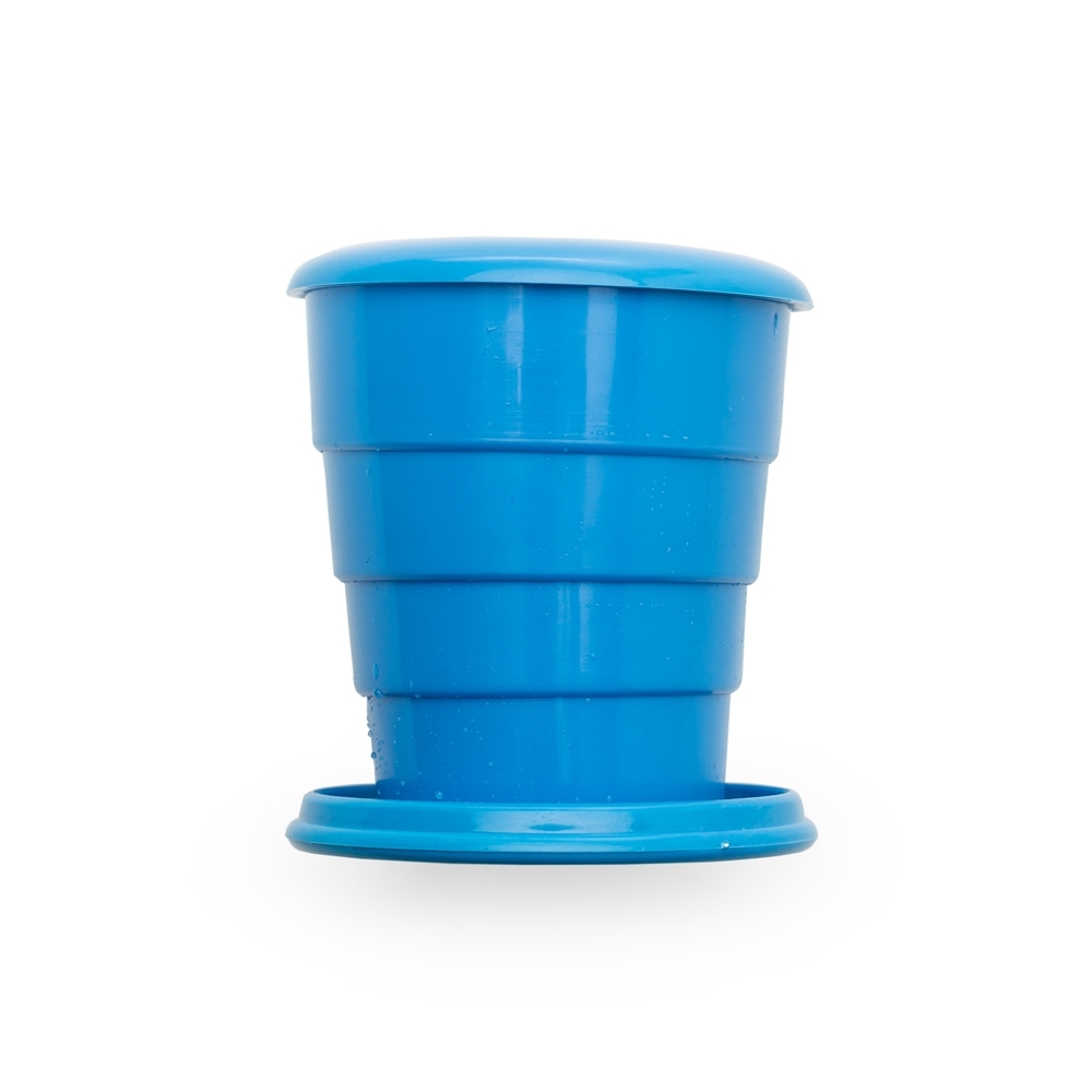 Copo Retrátil 130ml Personalizado em Plástico com Tampa