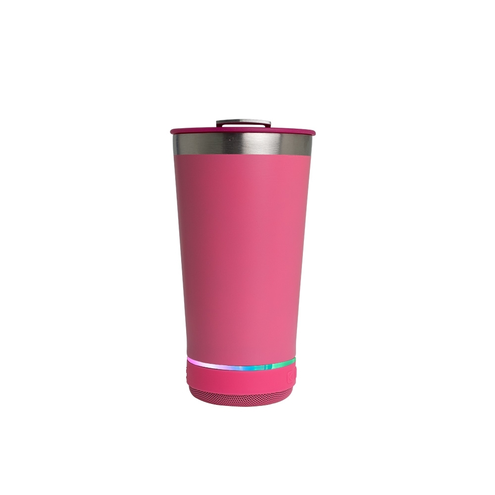 Copo Térmico Inox 400ml com Caixa de Som Bluetooth Personalizado