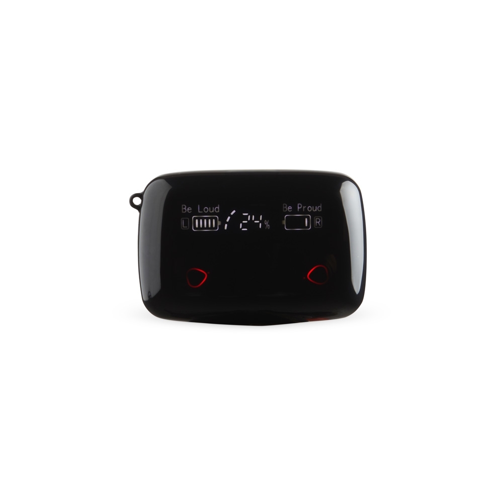 Fone de Ouvido Bluetooth com Case Carregador e Lanterna Personalizado