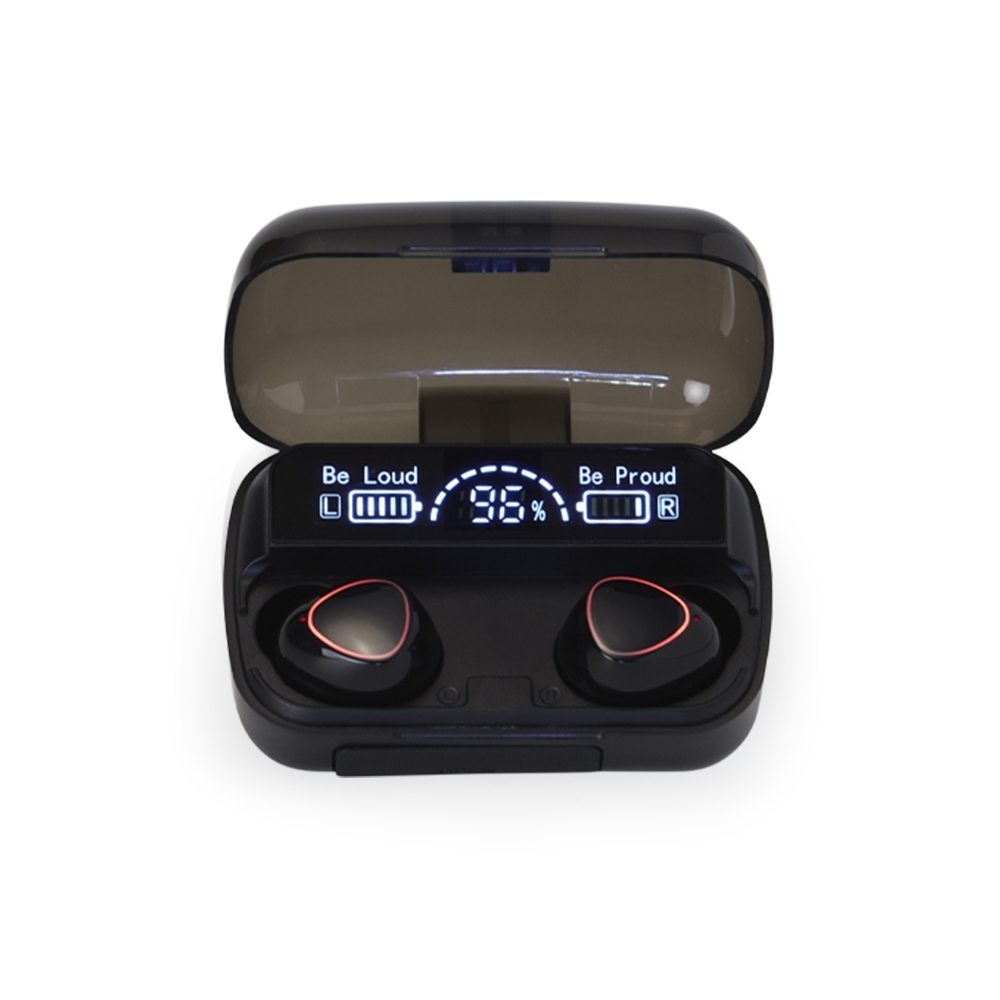 Fone de Ouvido Bluetooth com Case Carregador Personalizado