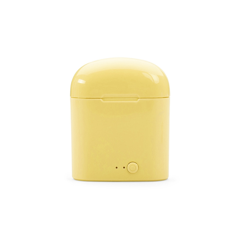 Fone de Ouvido Bluetooth com Case Carregador Personalizado