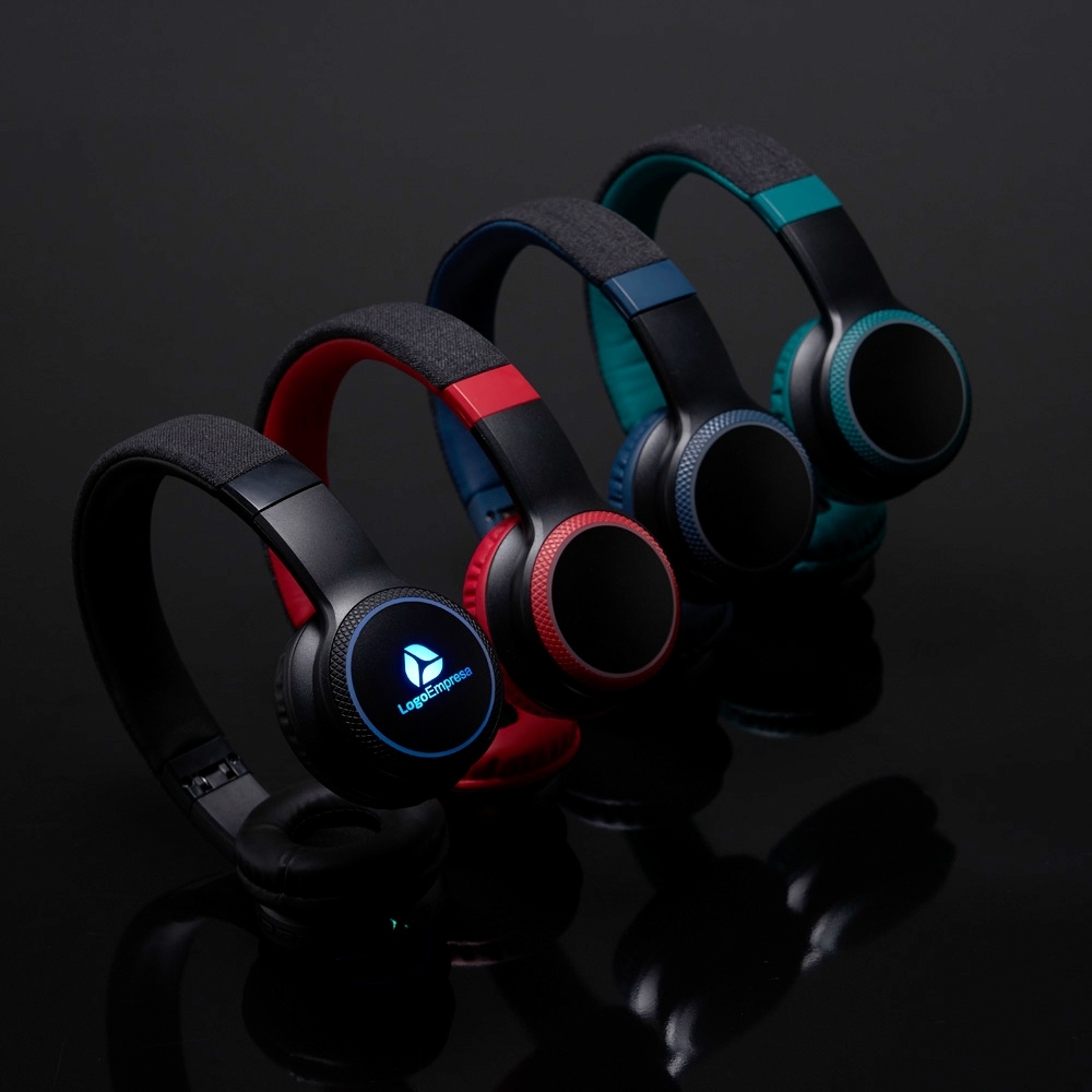 Fone de Ouvido Bluetooth com LED RGB Personalizado