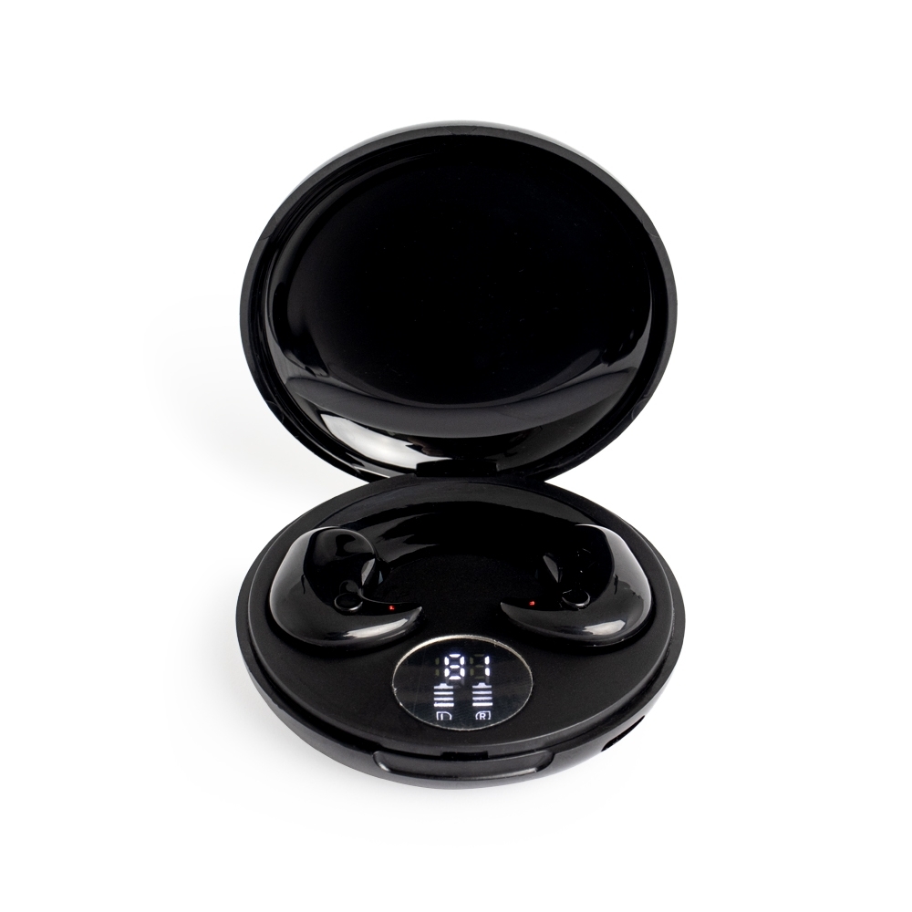 Fone de Ouvido Bluetooth Personalizado com Display de Bateria e Modo Sono