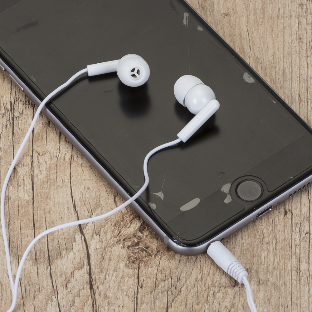 Fone de Ouvido Intra-auricular com Caixinha Redonda Fosca
