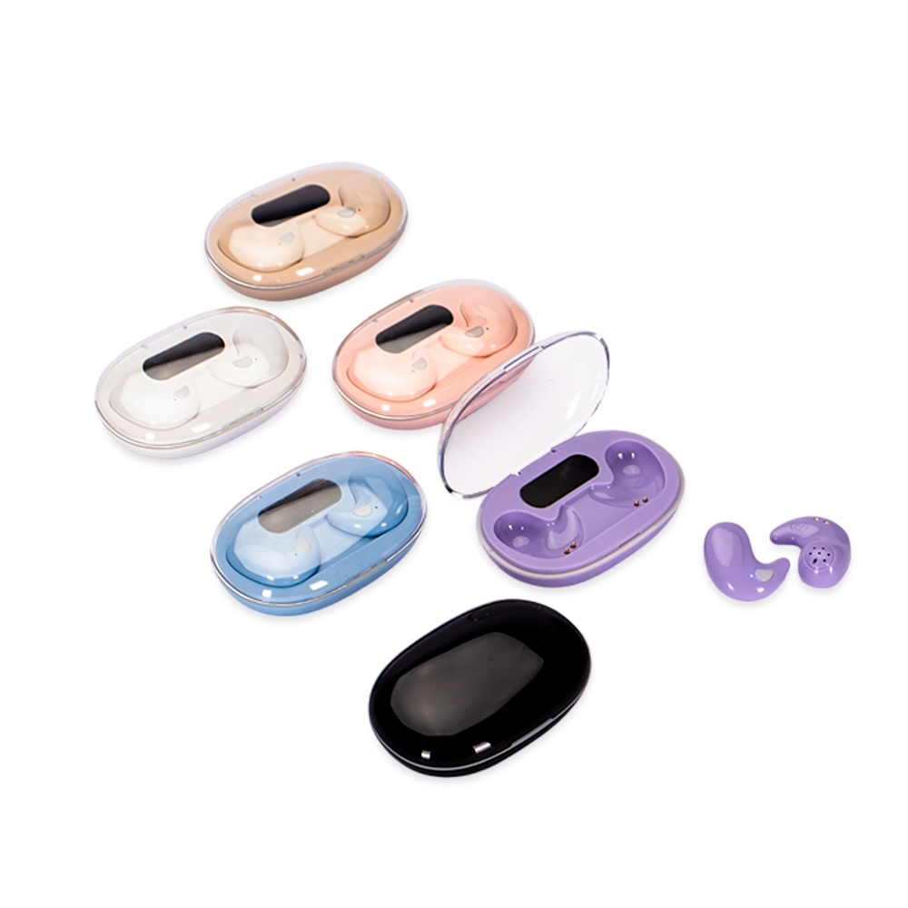 Fones de Ouvido Intra-auriculares Bluetooth 5.3 com Display LED Personalizados