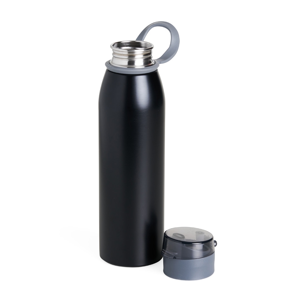 Garrafa Inox 650ml Personalizada com Alça Emborrachada | Triunfo Brindes