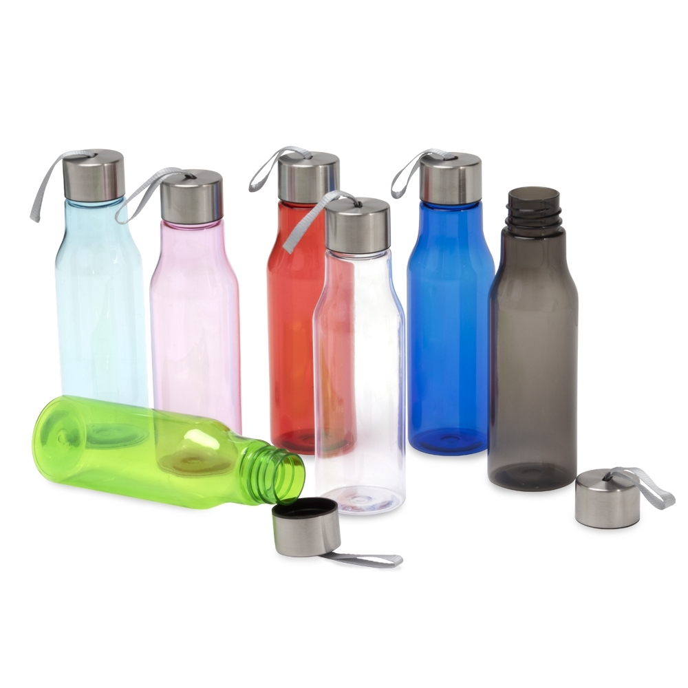 Garrafa Plástica 600ml Personalizada com Tampa de Alumínio | Triunfo Brindes
