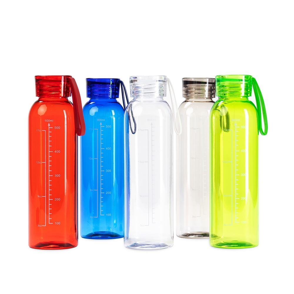 Garrafa Plástica Personalizada 640ml com Alça de Silicone | Triunfo Brindes