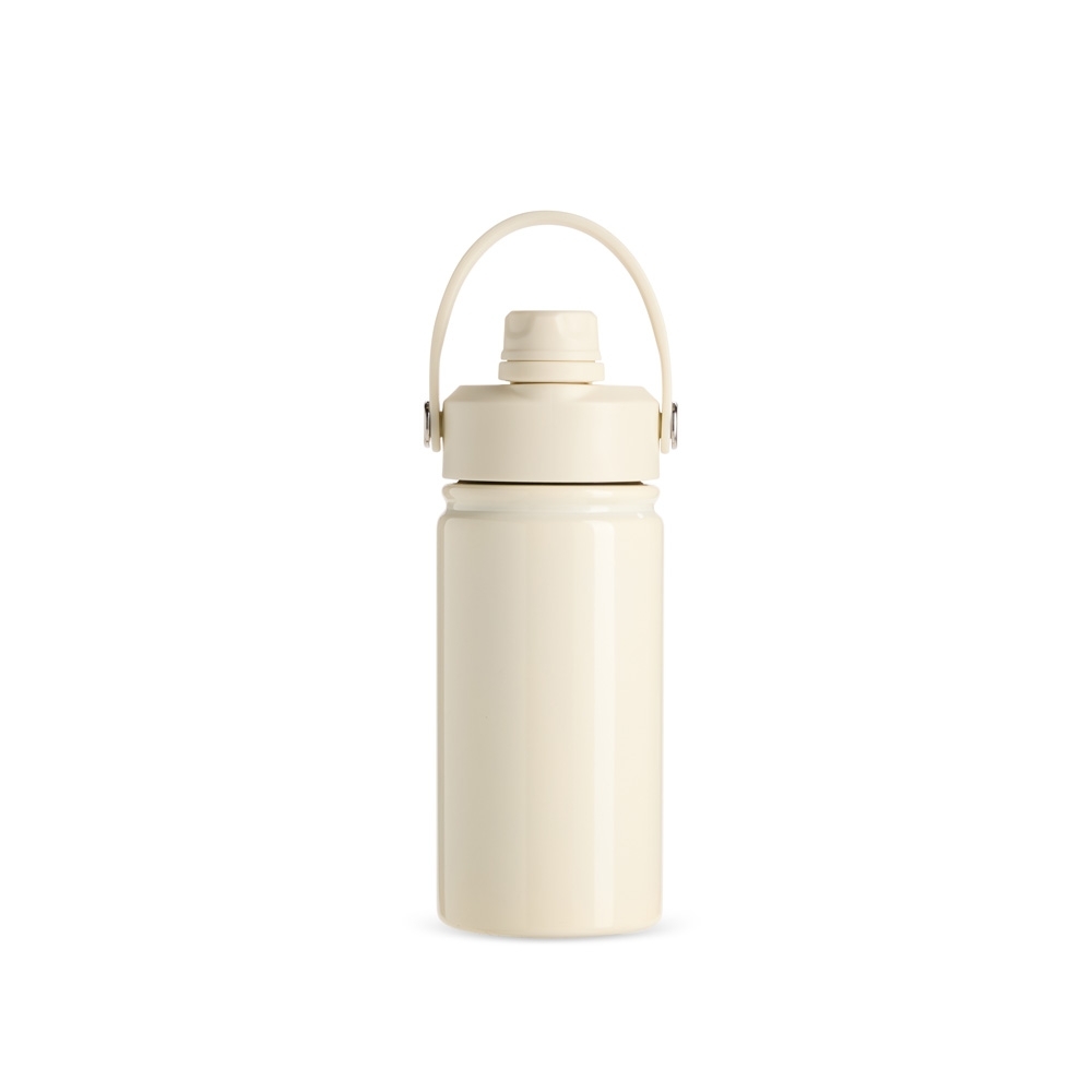 Garrafa Térmica Inox Personalizada 400ml com Canudo e Alça