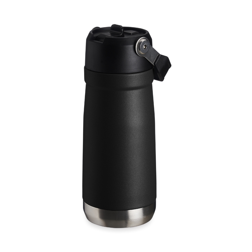 Garrafa Térmica Inox 550ml Personalizada com Canudo e Bico Flip