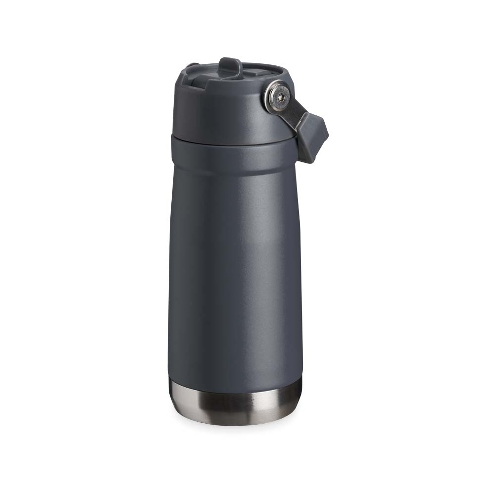 Garrafa Térmica Inox 550ml Personalizada com Canudo e Bico Flip