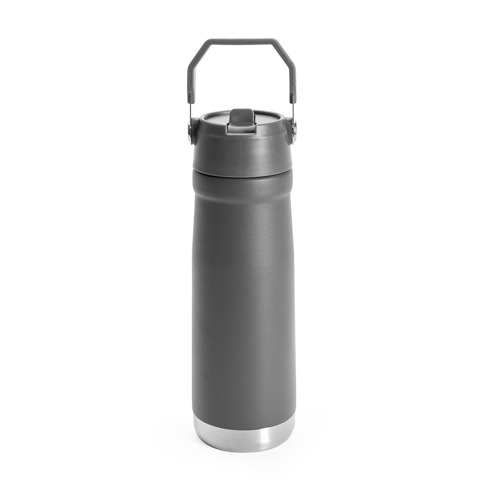 Garrafa Térmica Inox SUS 304 -  630ml Personalizada com Canudo | Triunfo Brindes