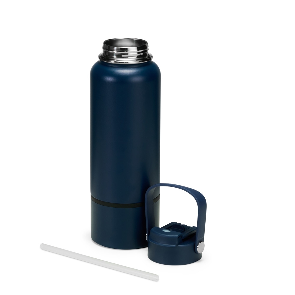 Garrafa Térmica Inox Personalizada 800ml com Canudo e Alça