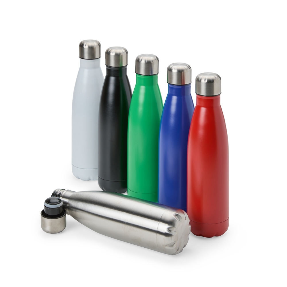 Garrafa Térmica Personalizada Inox 500ml  com Tampa Rosqueável