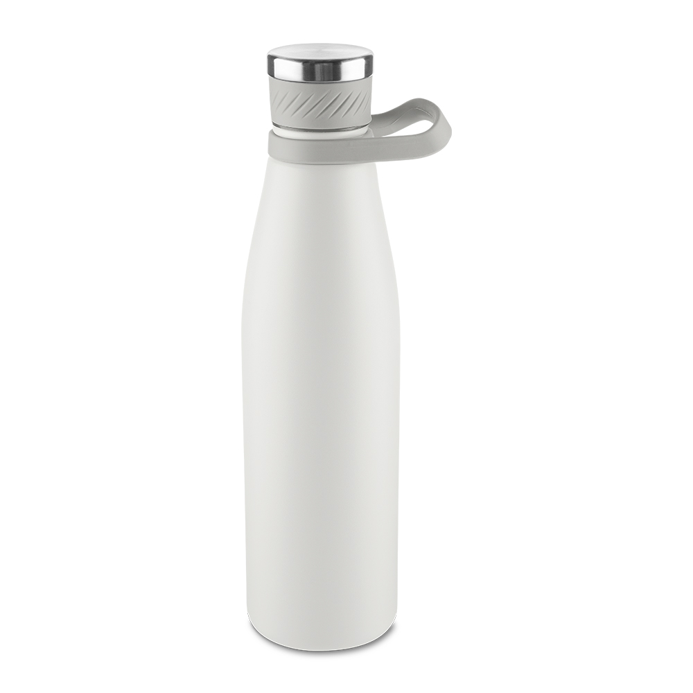 Garrafa térmica de 750 ml com parede dupla em inox (interno 304 / externo 201)