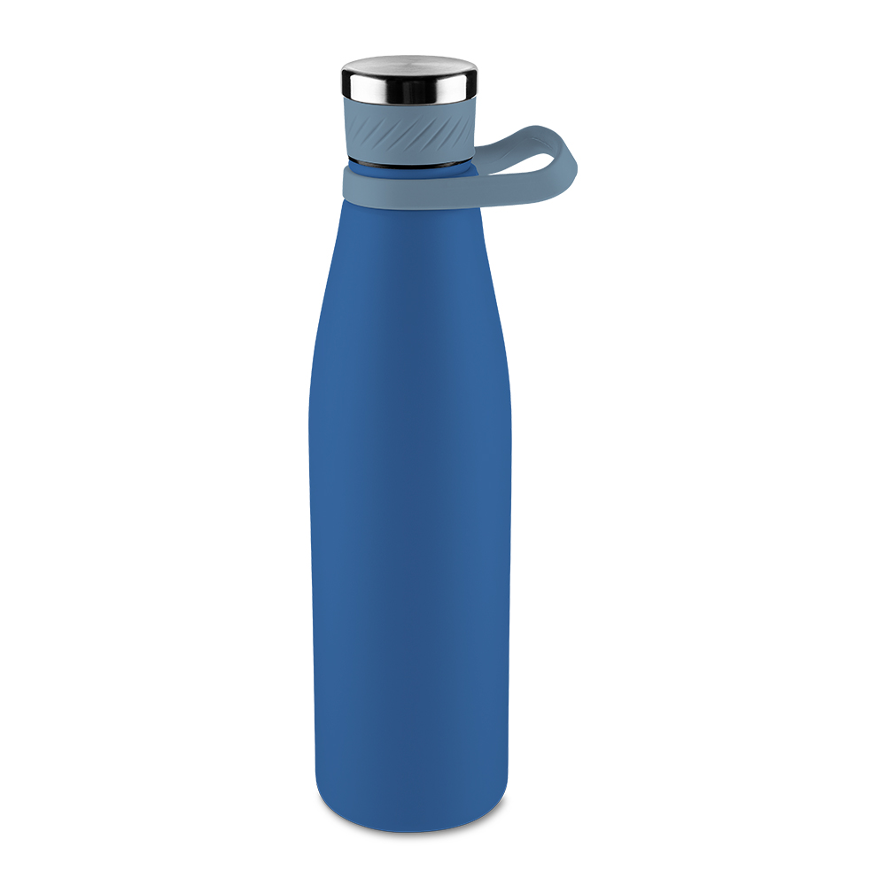Garrafa térmica de 750 ml com parede dupla em inox (interno 304 / externo 201)