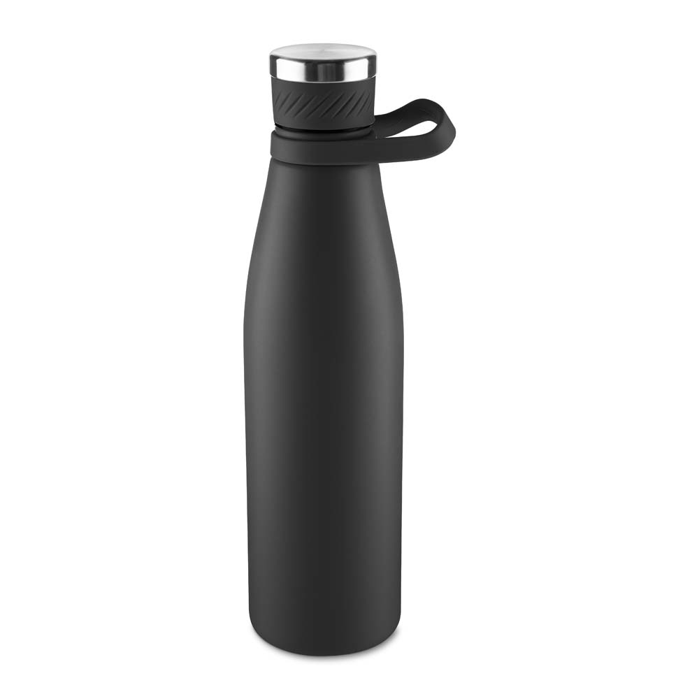 Garrafa térmica de 750 ml com parede dupla em inox (interno 304 / externo 201)
