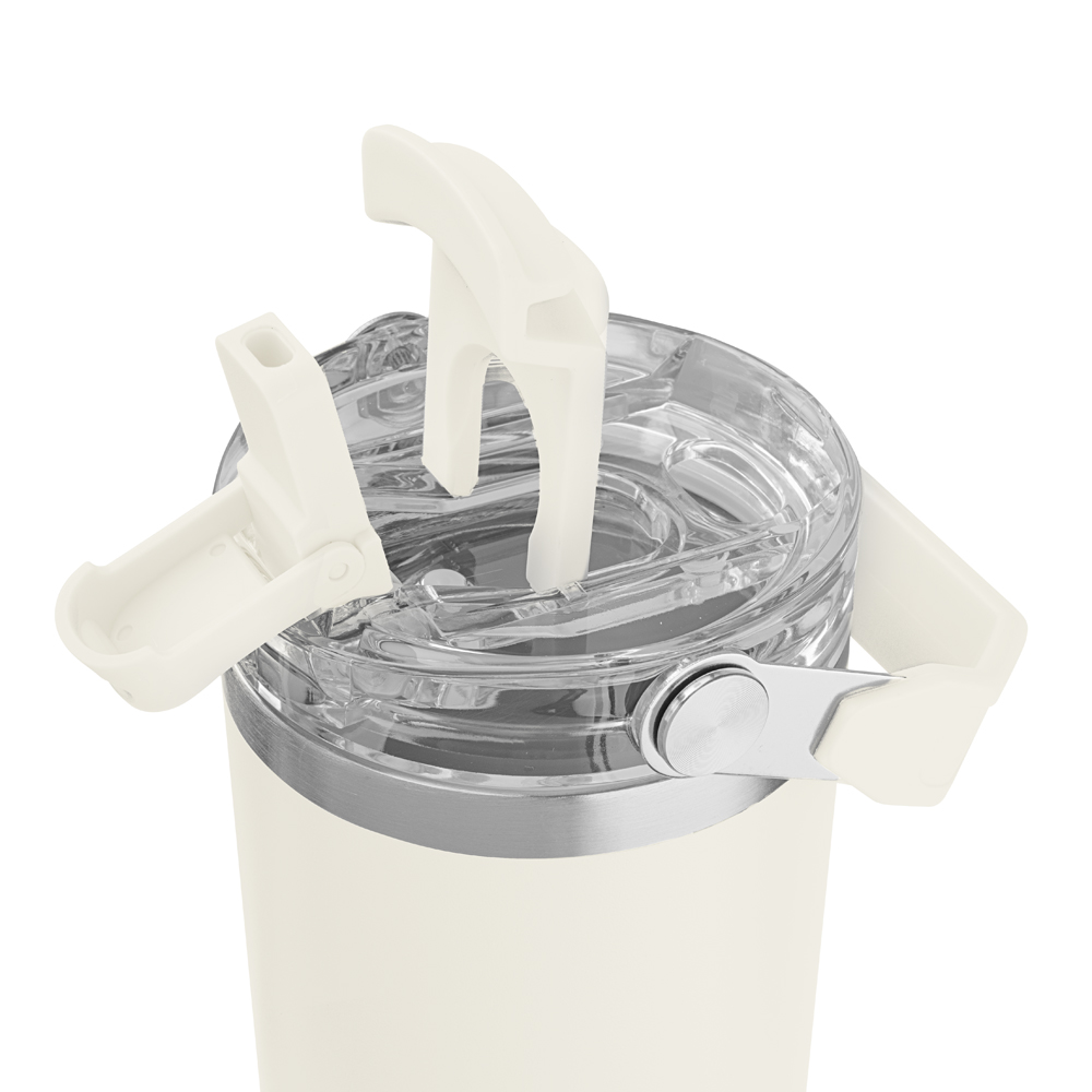Garrafa térmica em aço inox com parede dupla isolada a vácuo