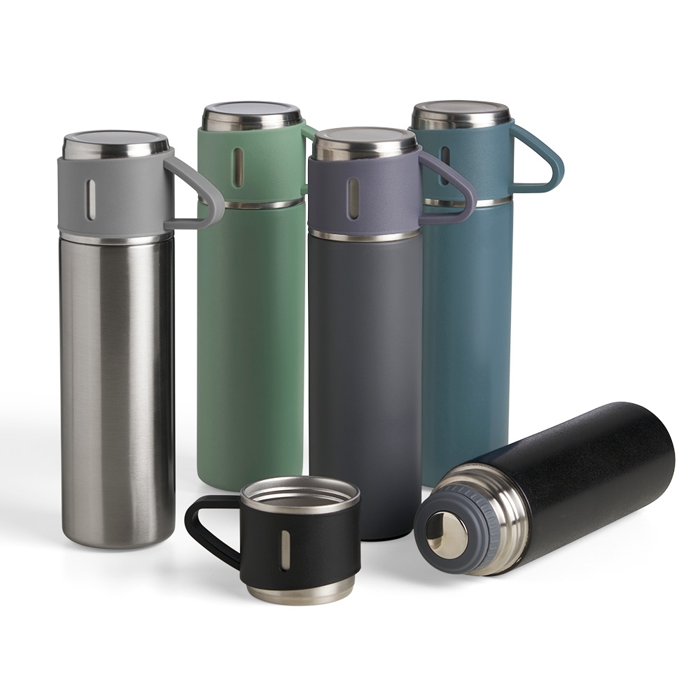 Garrafa Térmica Inox Personalizada 450ml com Tampa Caneca