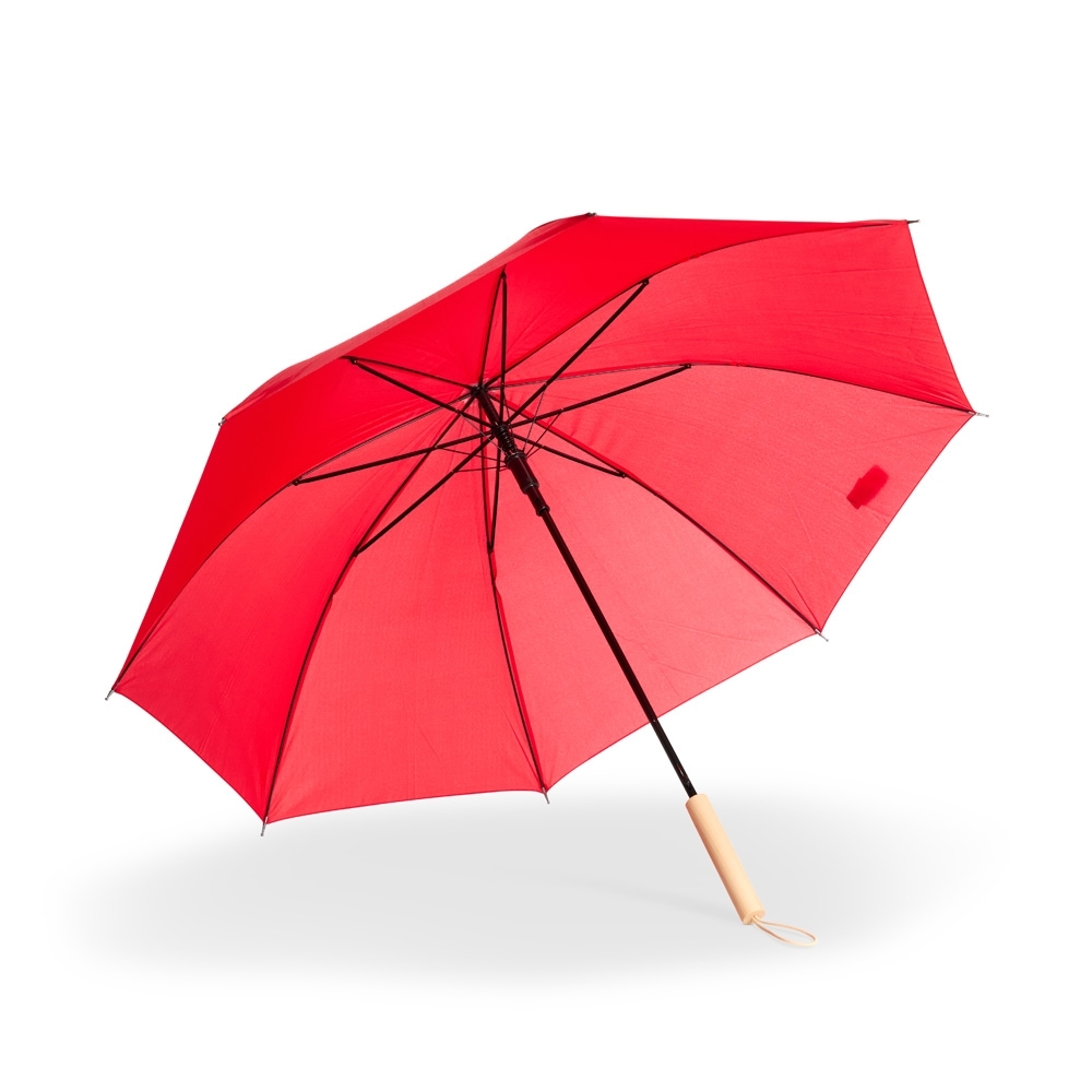 Guarda-chuva Automático com Cabo de Madeira Personalizado