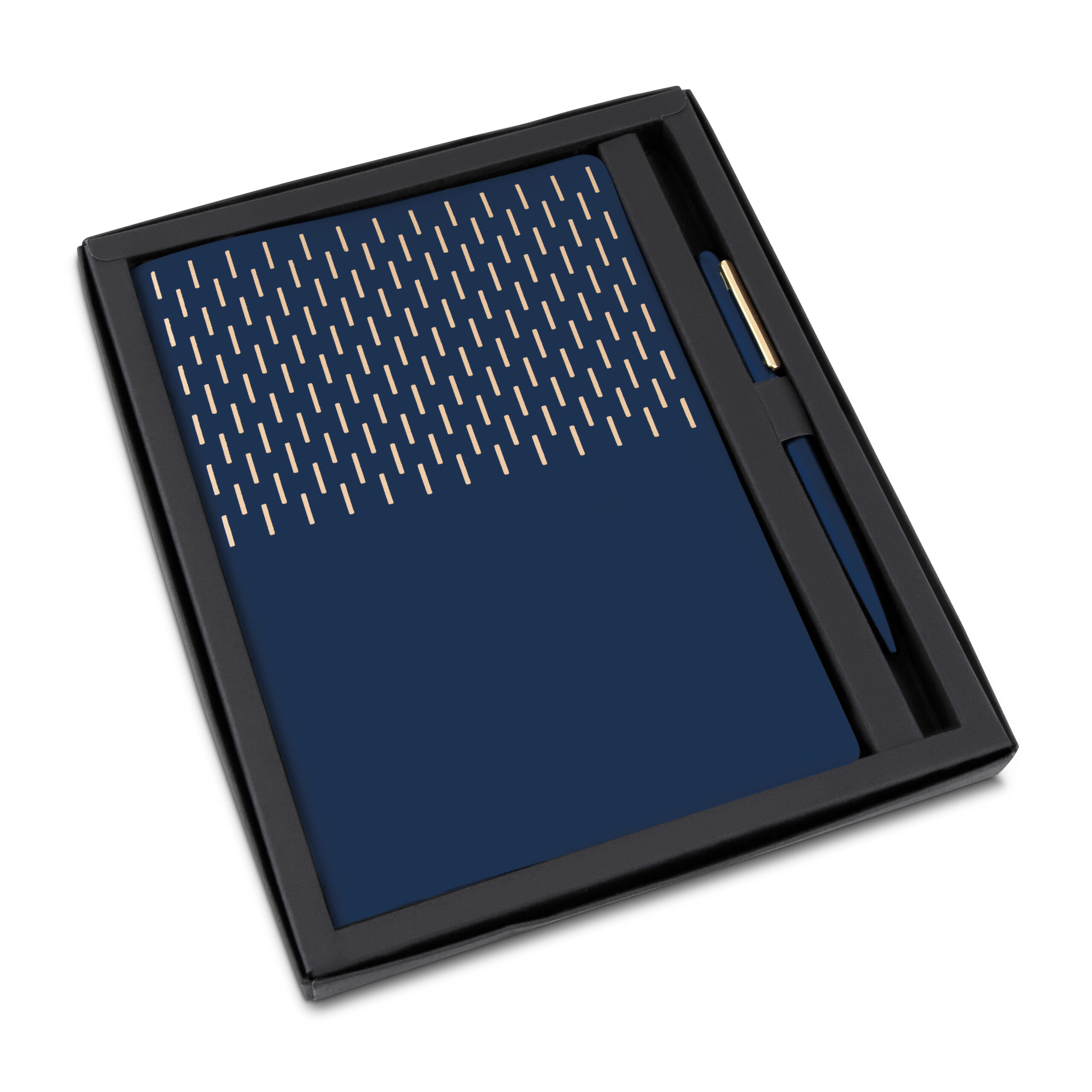 Kit Caderno Personalizado com Caneta em Alumínio Reciclado e Estojo