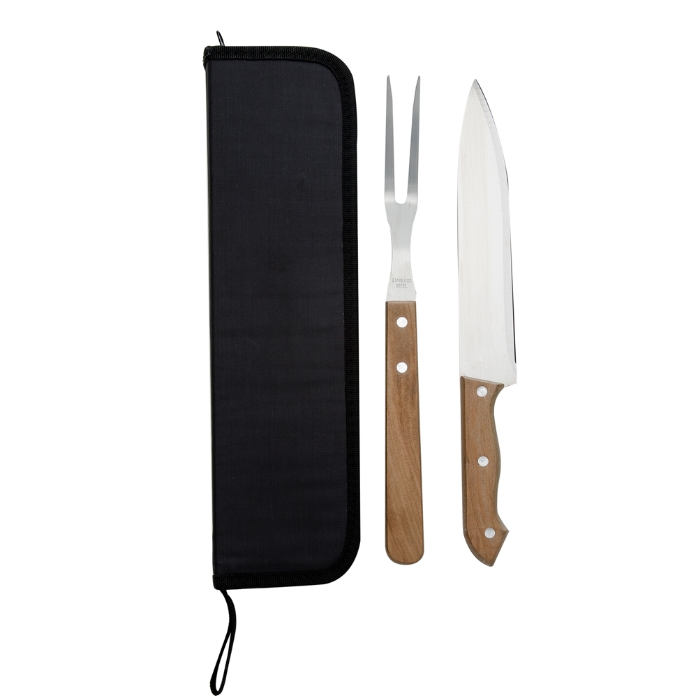Kit Churrasco Personalizado 2 Peças com Estojo