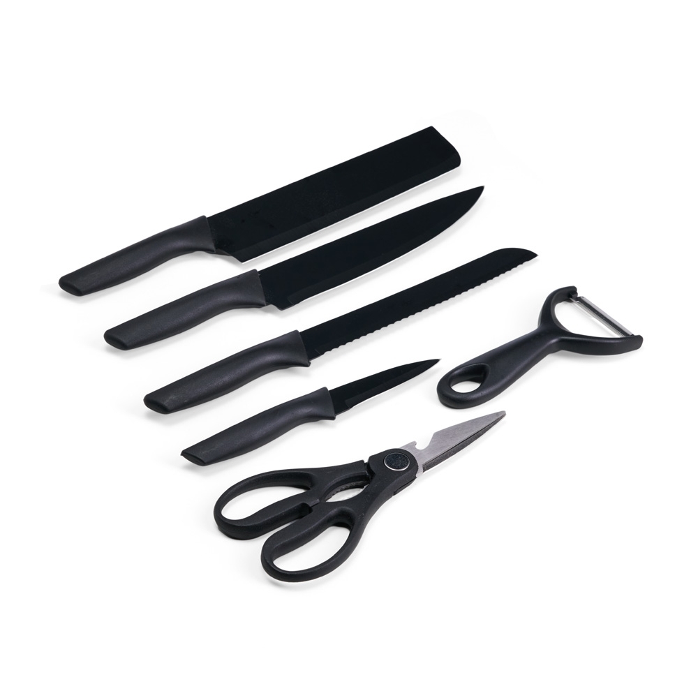 Kit Churrasco Personalizado 6 Peças em Inox com Design Fosco