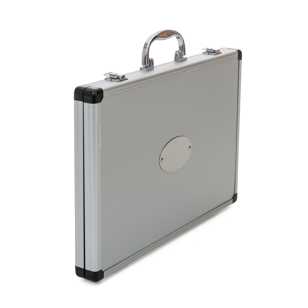 Kit Facas Gourmet 5 Peças em Aço Inox com Maleta de Alumínio Personalizada